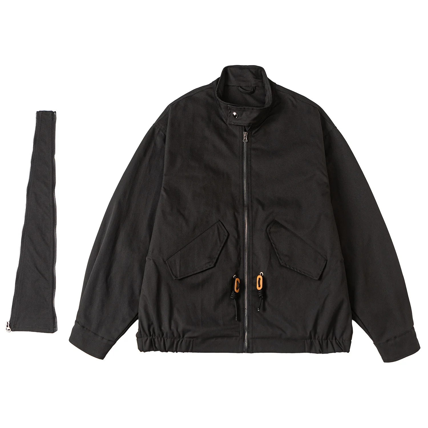 Adjustable Placket Jacket Men Women Outdoor Fashion Loose Casual Waterproof Stand Collar Techwear Cargo Jacket Streetwear Coat