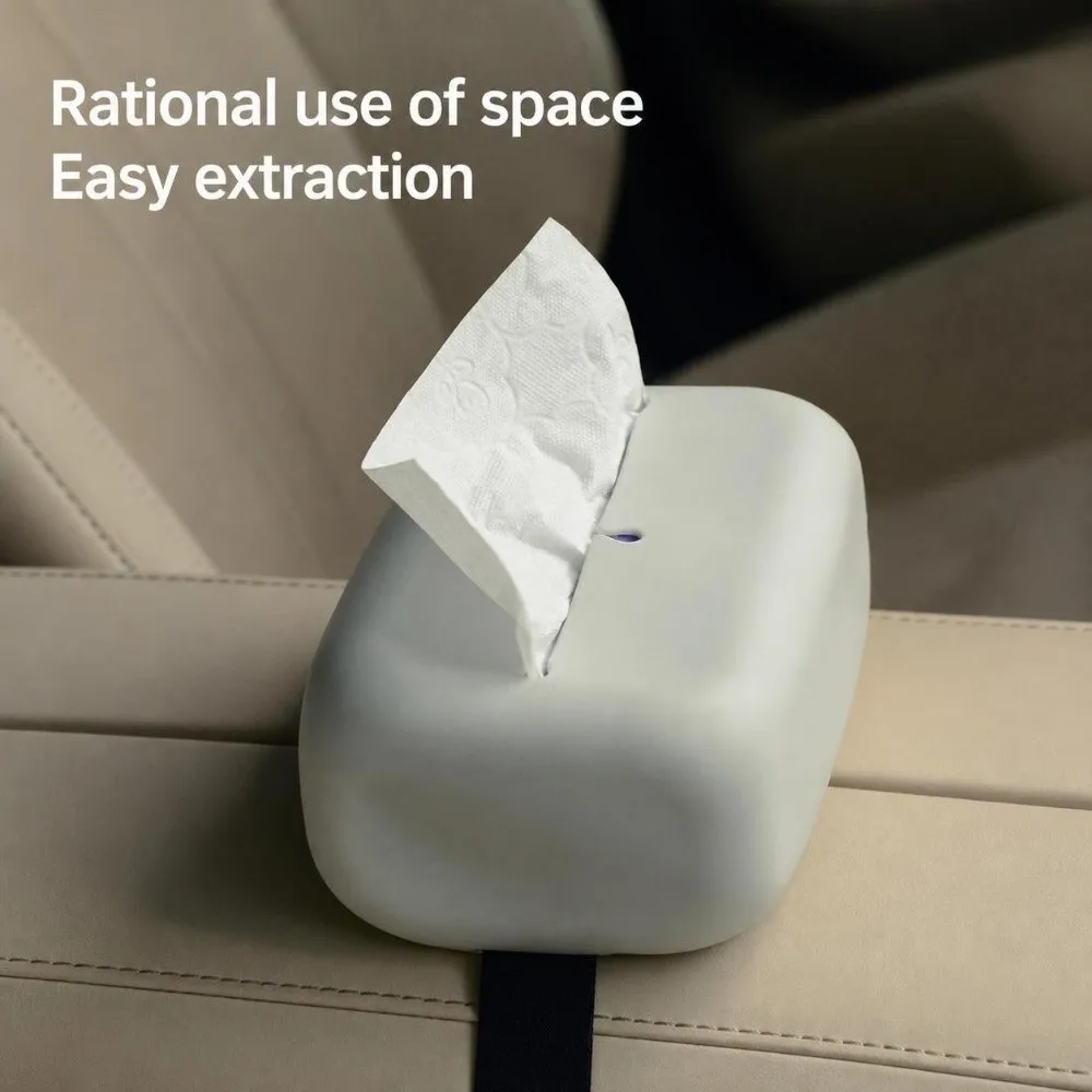 Light Luxury Soft Silicone Tissue Box Waterproof Reusable Tissue Drawer Elastic Smooth Surface Wet Wipe Boxes Bedroom