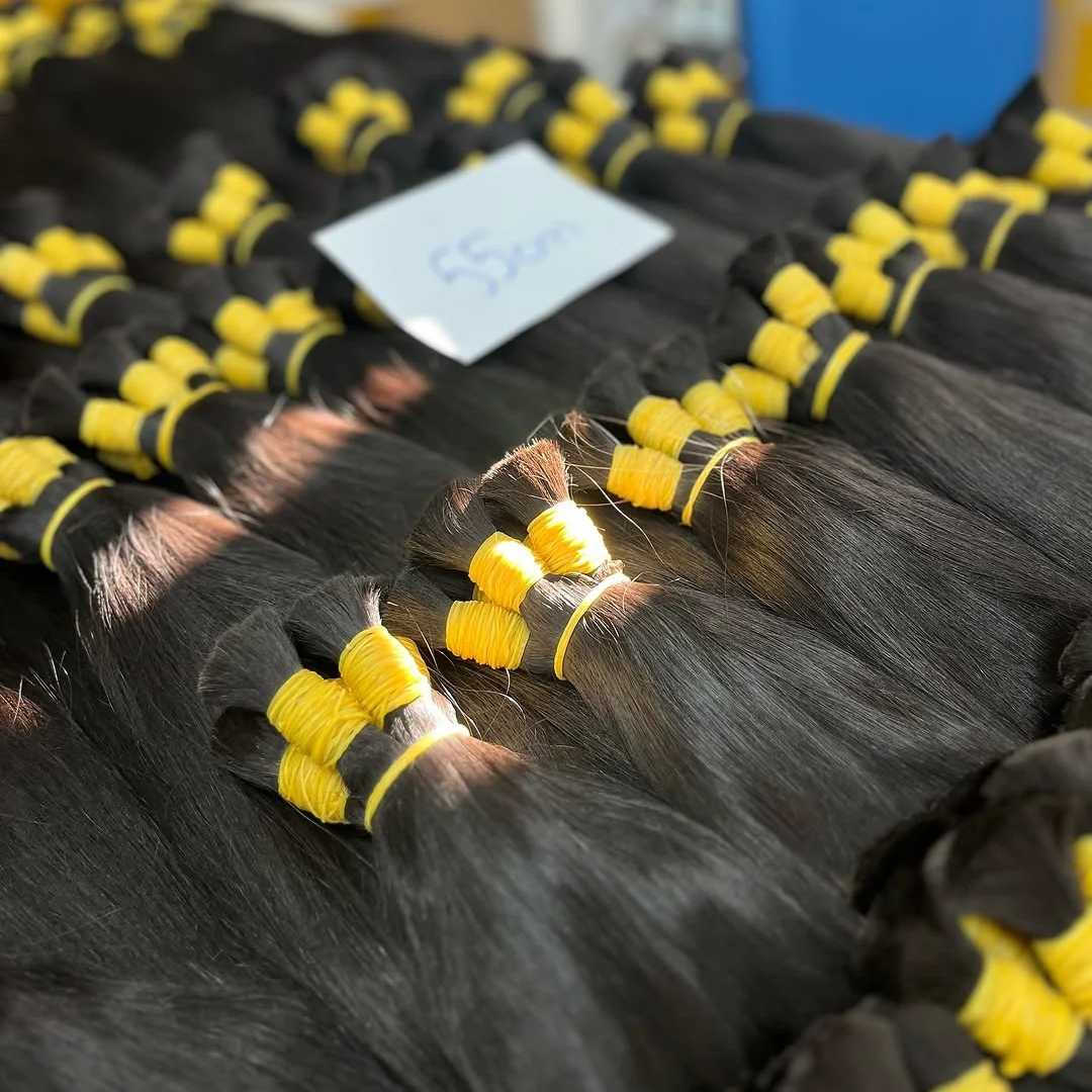 Vietnamese Virgin Hair Water Wave Human Hair Bulk For Braids Bulk Braiding No Weft Water Wave Deep Curly Human Hair Extensions