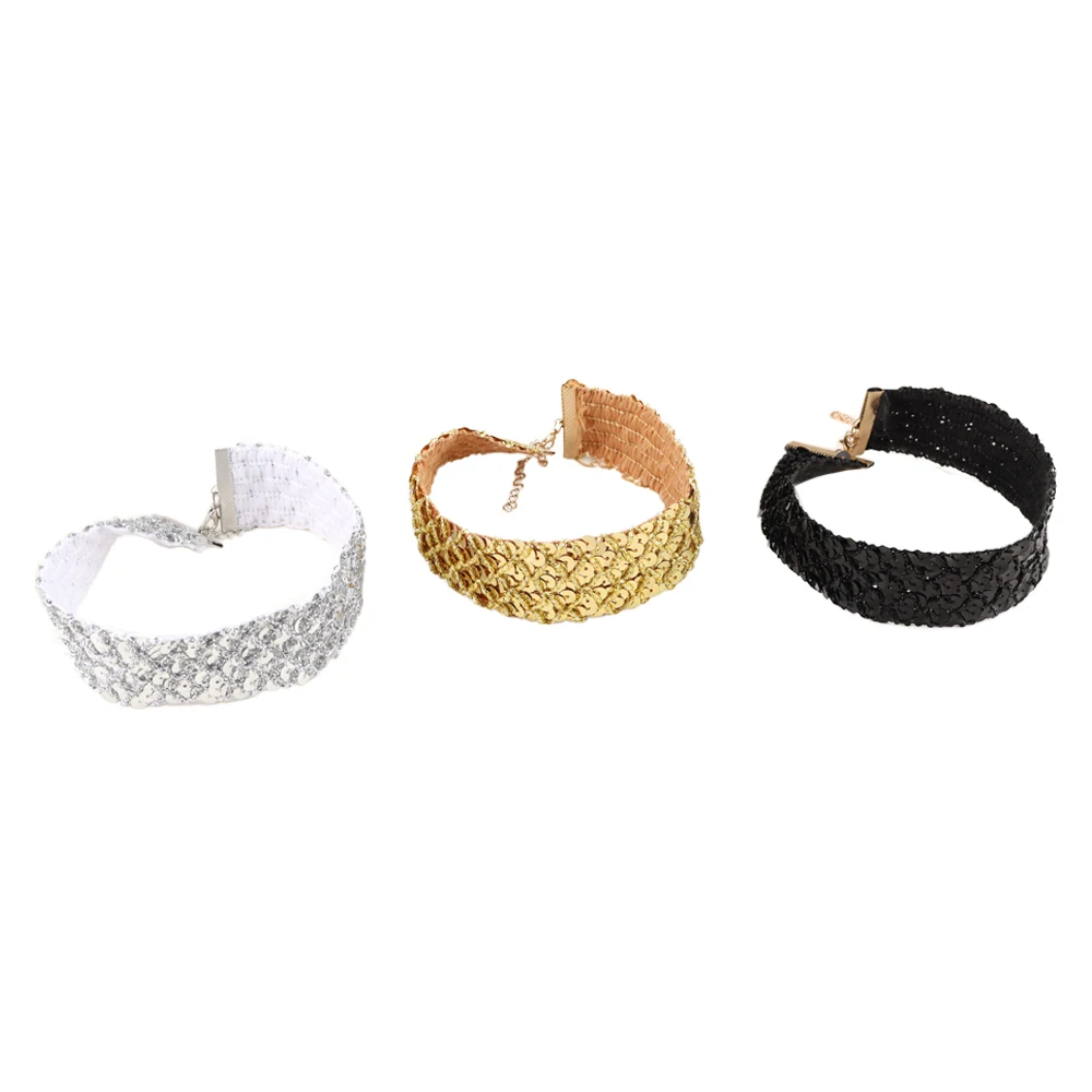 Tgirl European Elegant Style Women Bundle Neck Element Jewelry Punk Hip Hop Choker Necklace Inlay Rhinestone Collar Gift