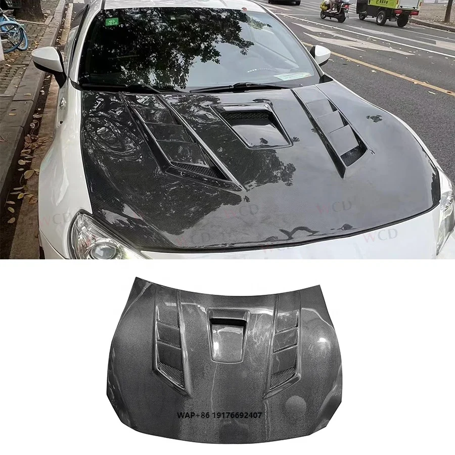 

ForToyota GT86 forSubaru BRZ ZD8 2013-2015 Carbon Fiber Front Vent Engine Hood Bonnet Cover Car Parts Bodykit
