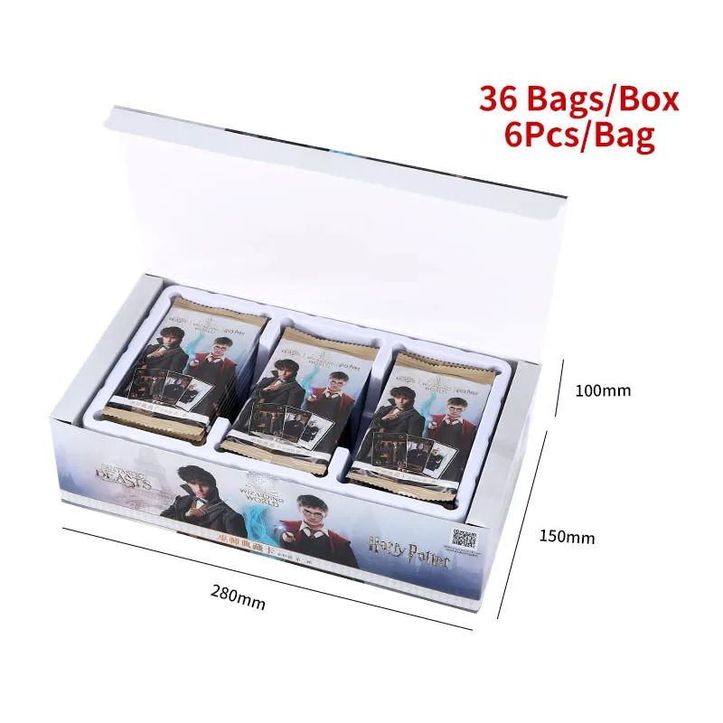 6/18/30pcs Harry Potter KAYOU Original Cards Eternal Version Flash Collection Magic Ron Hermione Albus Toy Birthday Gift