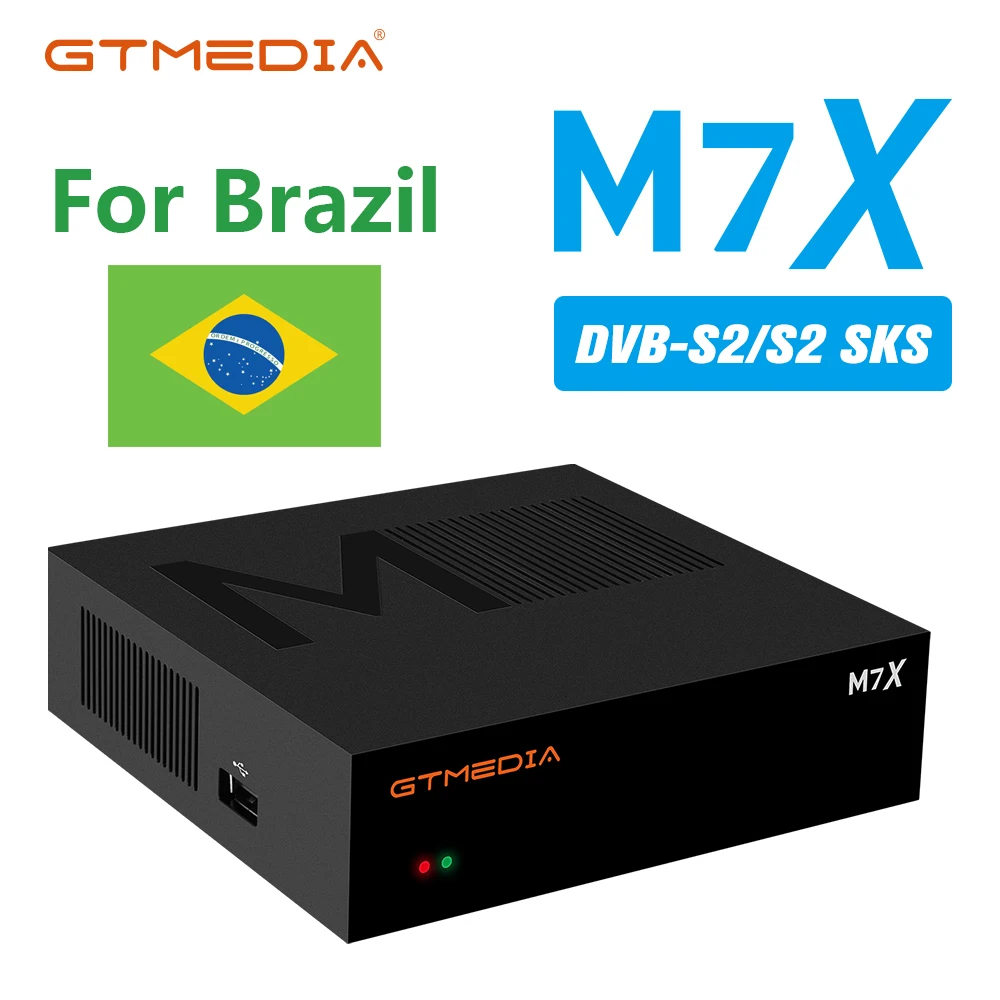 

SKS Receiver and IKS for Brazil GTMEDIA M7X DVB-S2 1080P Satellite TV Receiver SKS/IKS/CS/M3U,VCM/ACM,Twin Tuner lKS&SKS Decoder