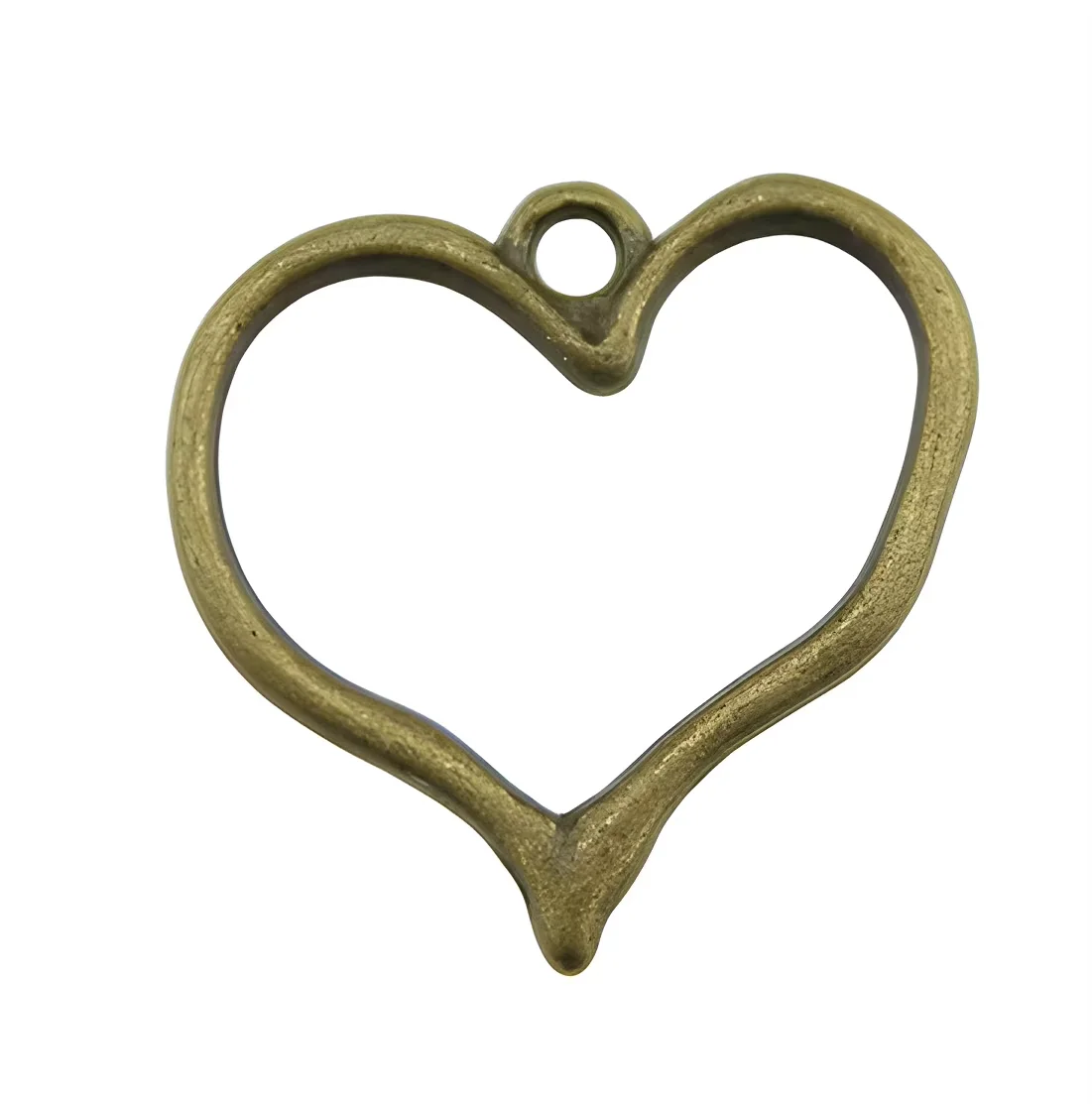 

20pcs 23x23mm Alloy metal heart shaped pendants for DIY jewelry HWEF3799
