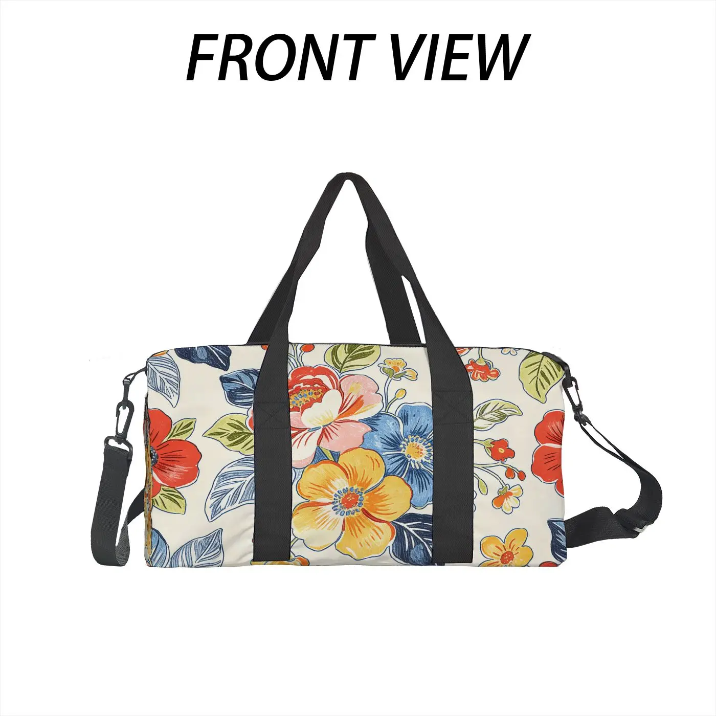 

Elegant floral print Tote Bag, Luggage Bag, Gym Bag, Shoulder Bag, High-Quality, Large Capacity, Fashionable Gift, Casual Travel