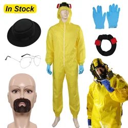 Fancy Dress S5 Walter White Cosplay For Men Protective Suit TV Walter White Costume Disguise Adult Man Fantasia Disguise Outfits