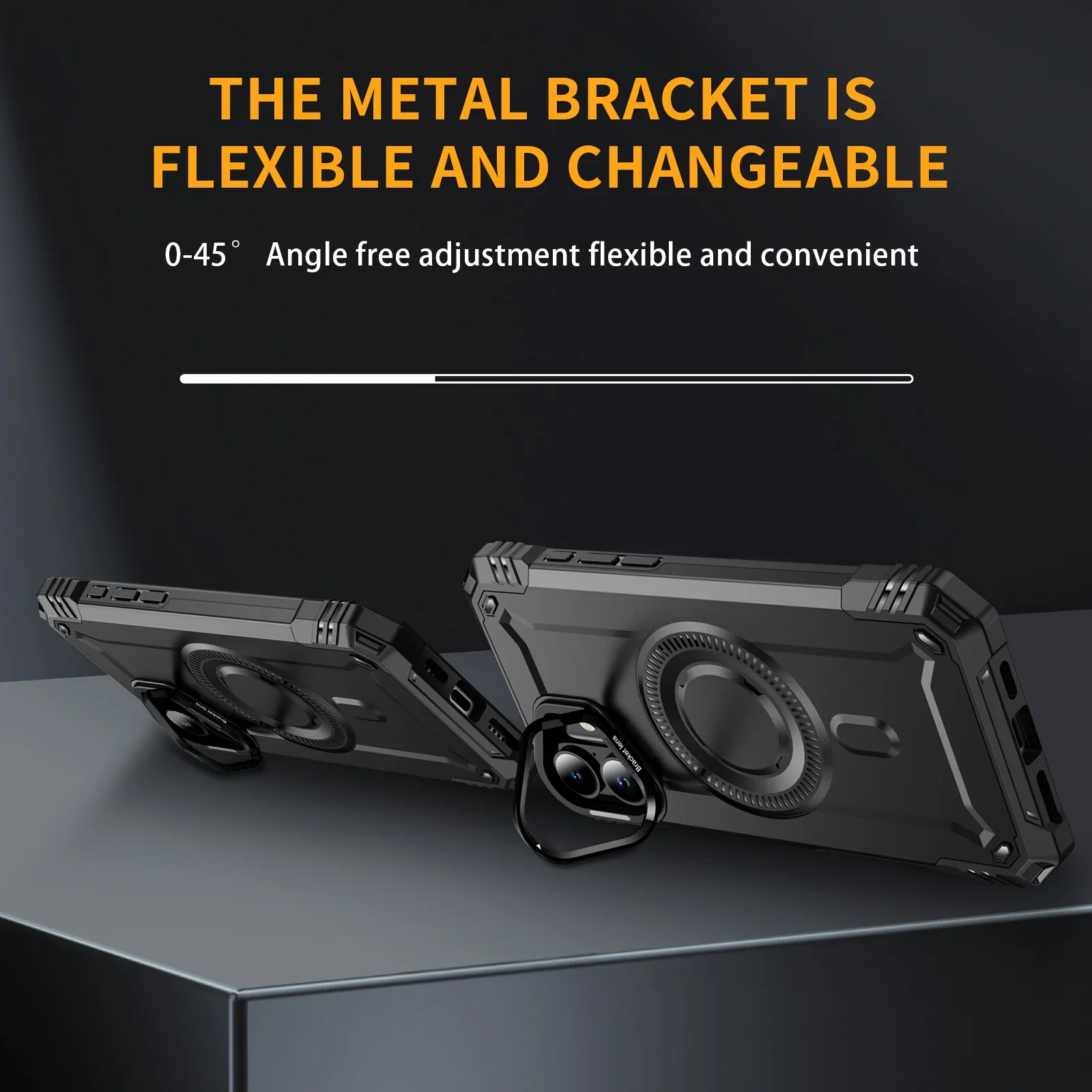 Funda para Iphone 17 Pro Max Iphone17 Air 16 Plus Pro Iphone16 Carga inalámbrica Armadura dura de doble capa Lisa