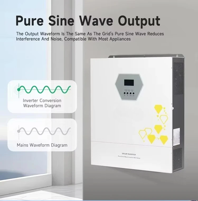 Single Phase 8kw 11kw Off Grid Inverter Battery 5000w Pure Sine Wave Solar Inverter Charger 8KW Off-Grid System