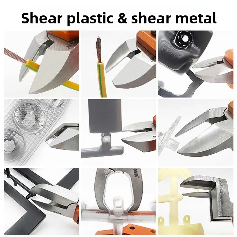 Taiwan FA-35P Pneumatic Press Shear High-Power Air Cutter Extended Cylinder Automated Scissor Tool