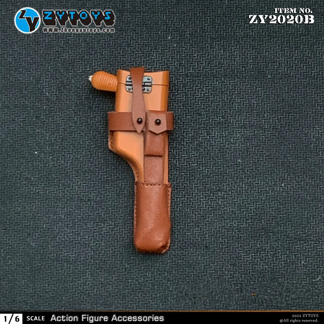 ZYTOYS 1/6 WW2 German Army Mauser C96 Leather Holster Tool Army Model 12 Inch Action Figures Accessories without Weapons