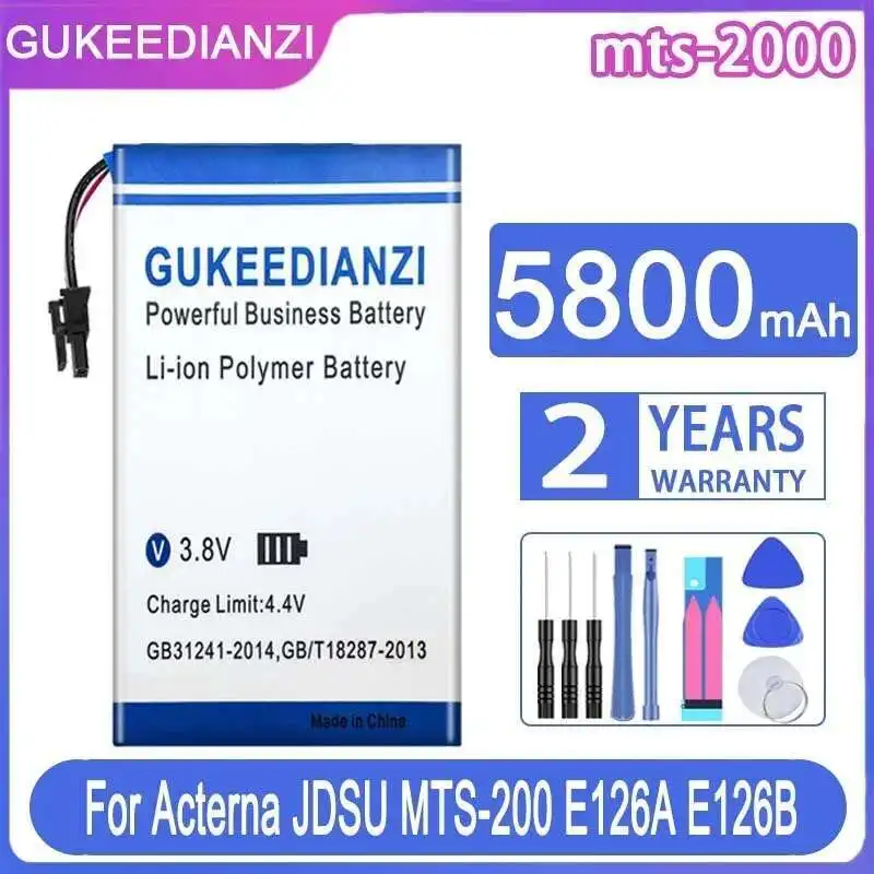 

Battery For Acterna Jdsu Mts-2000 Viavi Smartotdr E126A E126B Otdr 636395 High Capacity 5800Mah