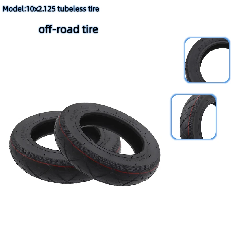Hot 10 inch 10x2.125 tubeless tire suitable for Ninebot F20/F30/F40 tire replacement parts
