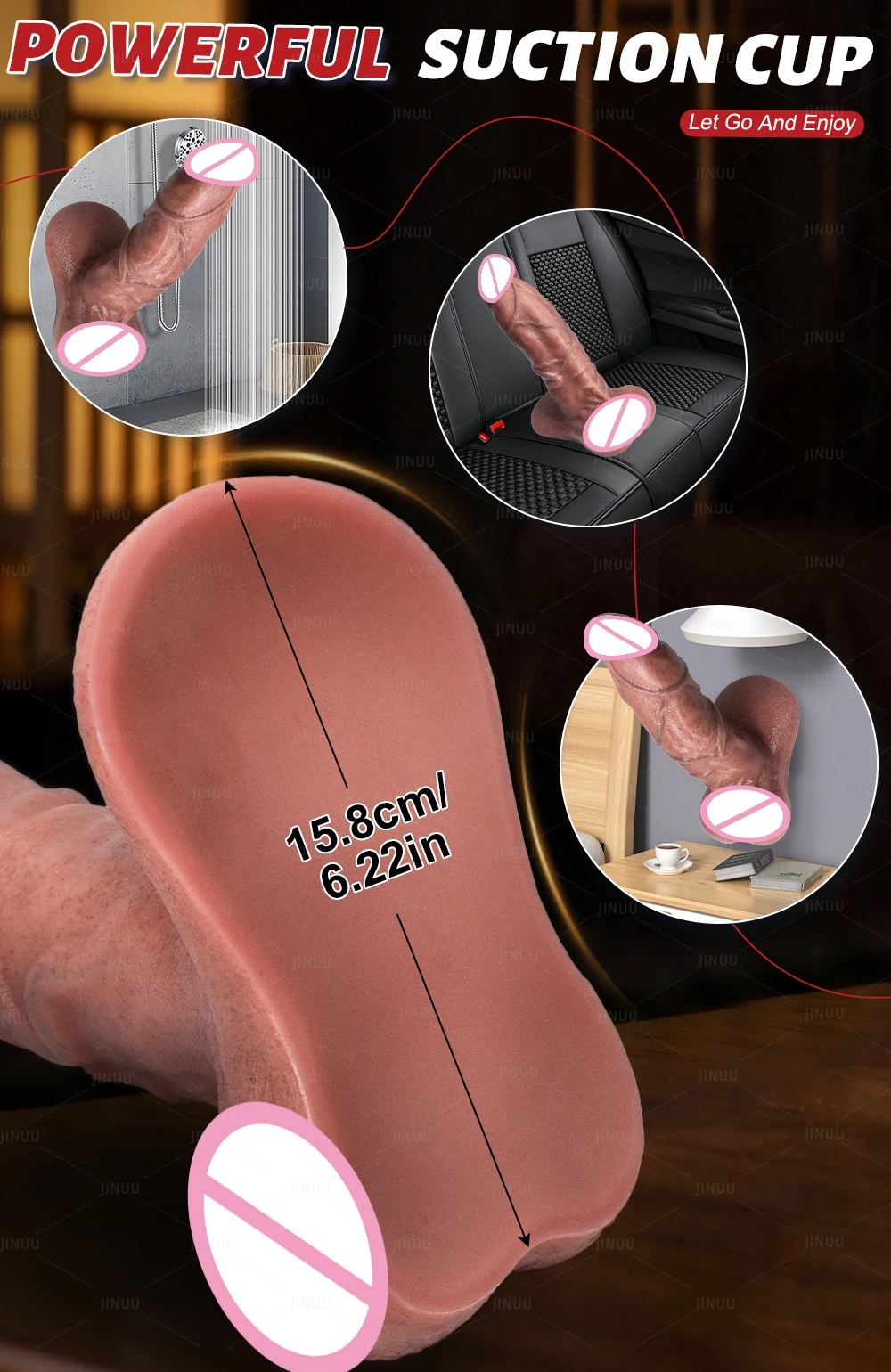 Realistic Soft Silicone Dildo Sexy Adult Supplies Penetration Dildo Anal Masturbation Dick Penis Sex Toys For Women Adult Toys18 view 6