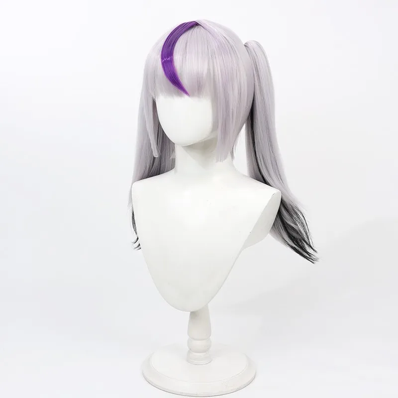 

Hololive VTuber Laplace Cos Wig Split Horsetail Dacni