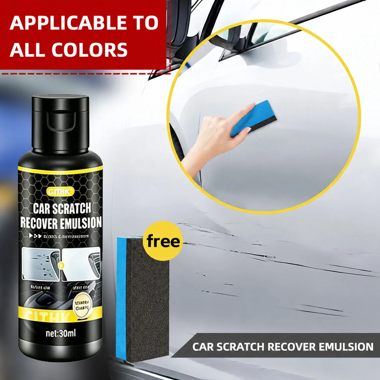 Car Scratch Remover Anti Scratch Wax Auto Swirl Remover Paint Care Tools Body Grinding Compound Scratches Repair Polishing Wax