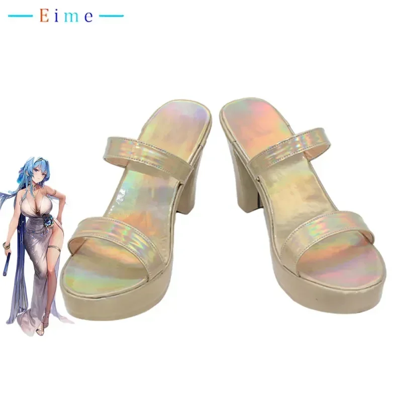 Helen Cosplay Shoes High Heel slippers PU Leather Shoes Cosplay Prop Anime Accessories Halloween Carnival Boots Custom Made