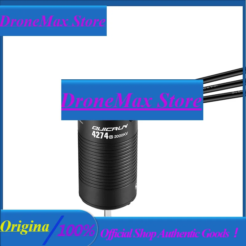 Бесколлекторный двигатель BoMassHOBBYWING QuicRun 4274SL G2 2000KV, 4268SL G2 2600KV, 4268/4274 SL G2 для радиоуправляемых моделей автомобилей масштаба 1/8 и внедорожников.