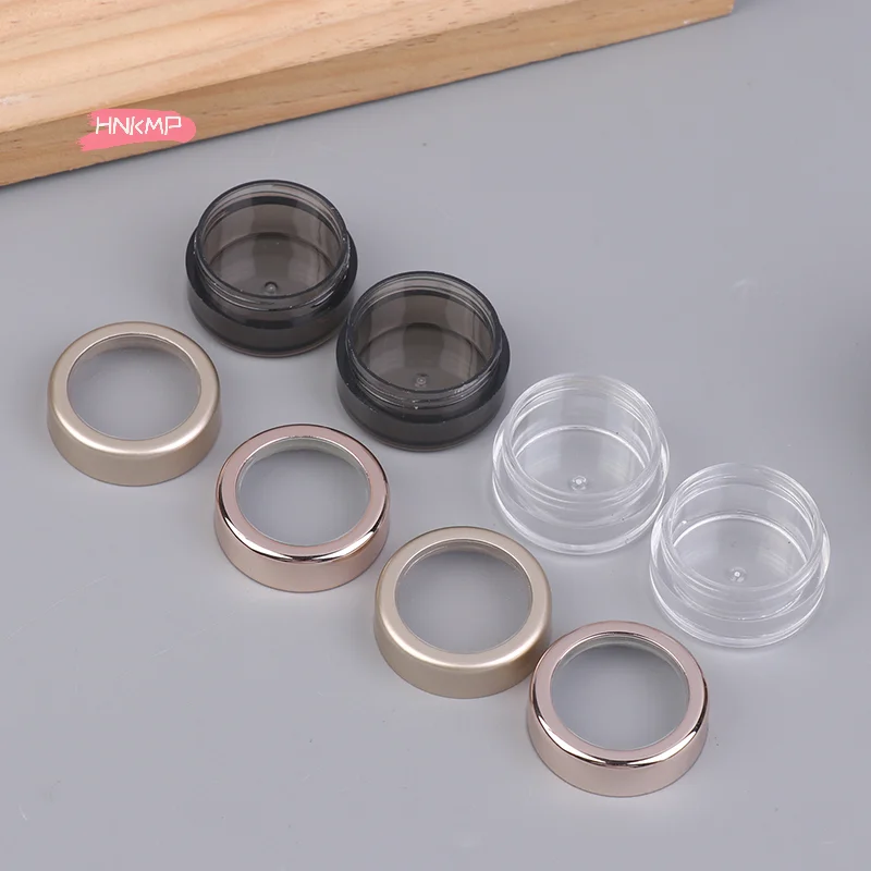 5g Transparent Plastic Glitter Bottle Cosmetic Eye Shadow Powder Box Nail Gel Sequins Manicure Organizer Separate Case Packaging