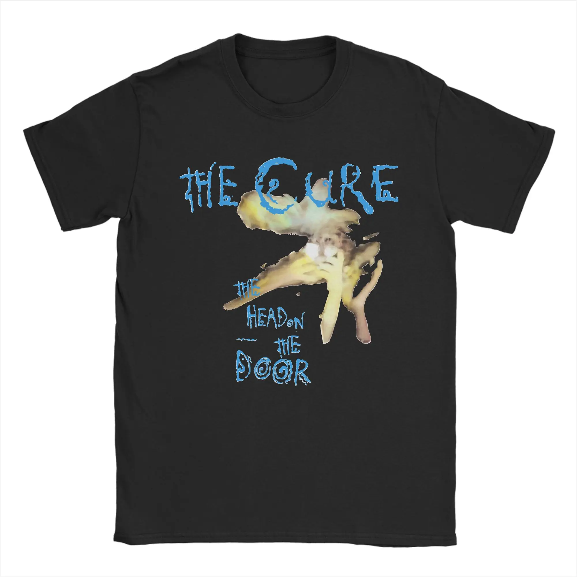 The Head on the Door T Shirts Cotton Novelty T-Shirt Round Neck The Cures   Retro Wave  Tees Short Sleeve Clothes Original