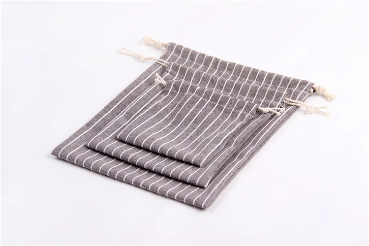 Cotton Drawstring Bags for Wedding Christmas Gift DIY Package Small Plain Pouches Home Dustproof Storage Sacks Case