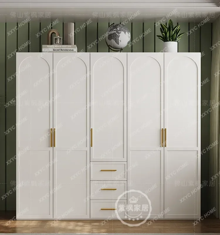 M178 Hallway Vintage Drawers Wardrobe Designs ModernNordic Stylish White Wardrobe Clothes Shelves Bedroom