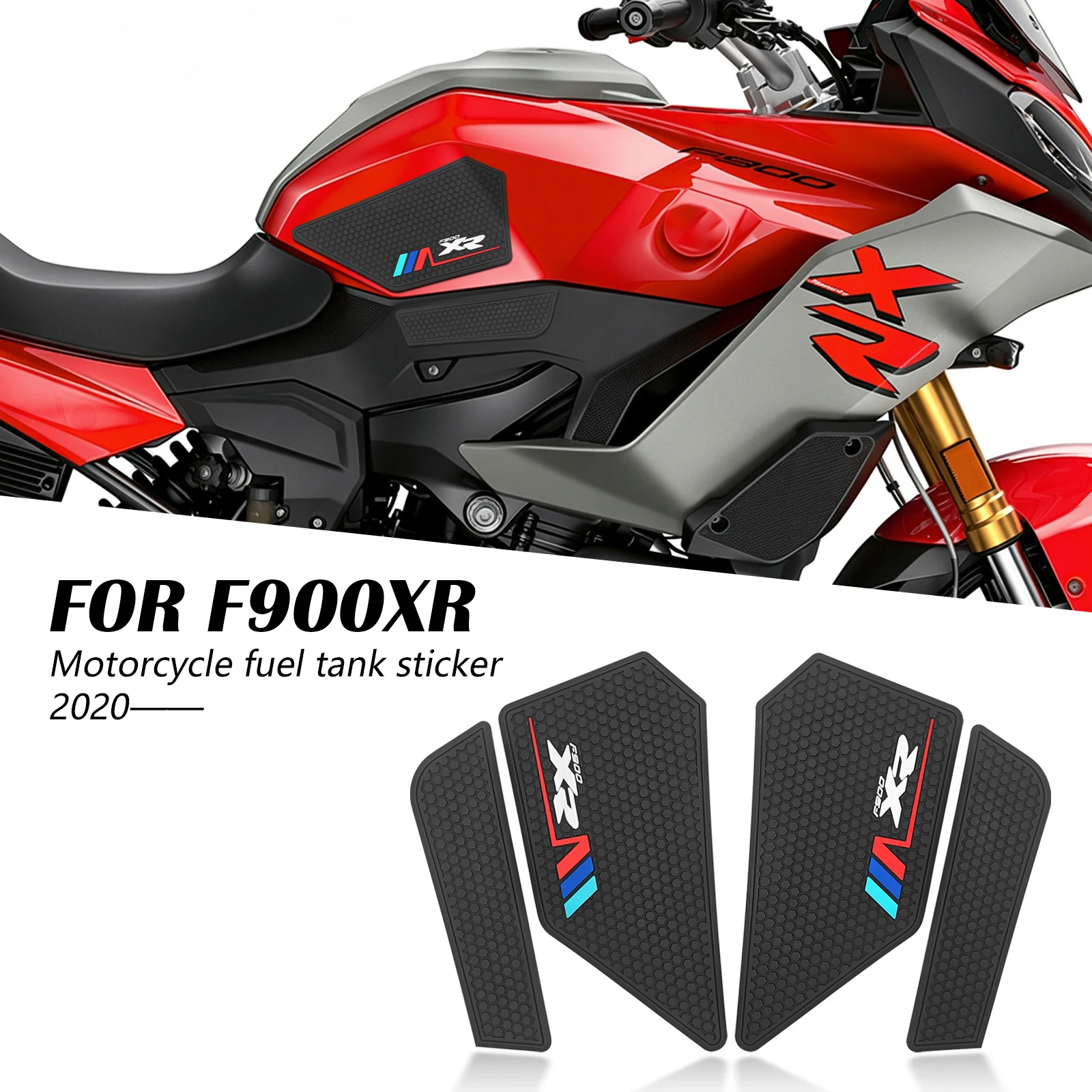 Motorcycle fuel tank pad protector sticker decal fuel tank knee pad For BMW F 900 XR F900 XR F900XR 2020-2026 Fuel tank sticker