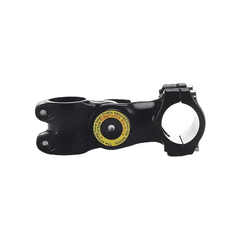 Adjustable Bicycle Handlebar Stem Variable 60 Degree Angle Aluminum Alloy Bike Handlebar Riser Road Bike Front Fork Stem Adapter