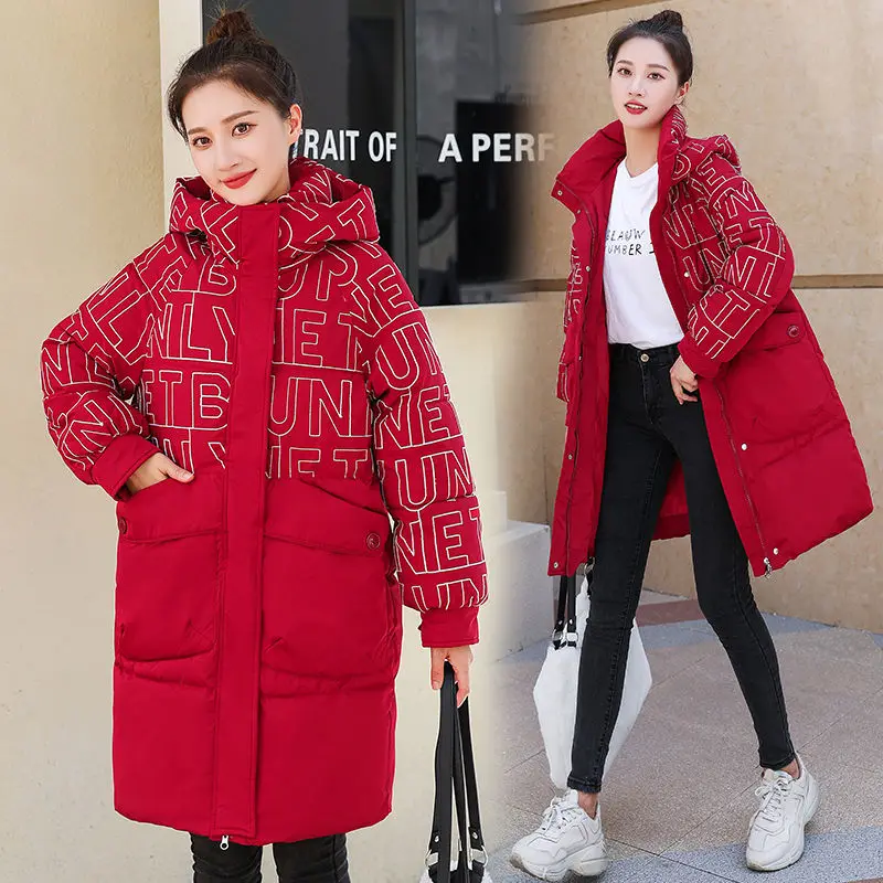 NEW Women Jacket Autumn Cotton Padded Coat Hooded Black Puffer Jacket Spring Women Quilted Coat Parka Women Clothing