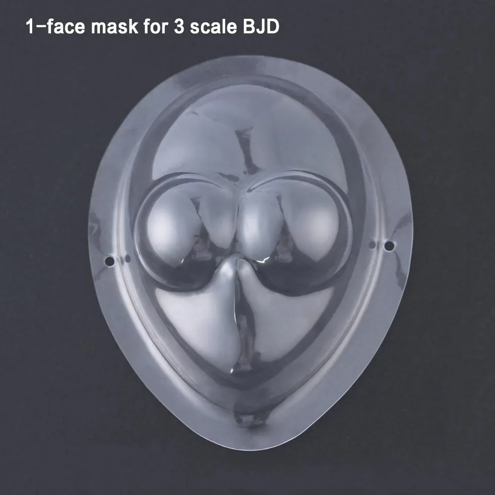 1/12 1/8 1/6 1/4 Head Clear Silicone Wig Cap Protection Cover Makeup Transparent Protection Cover for BJD Doll 2023 new