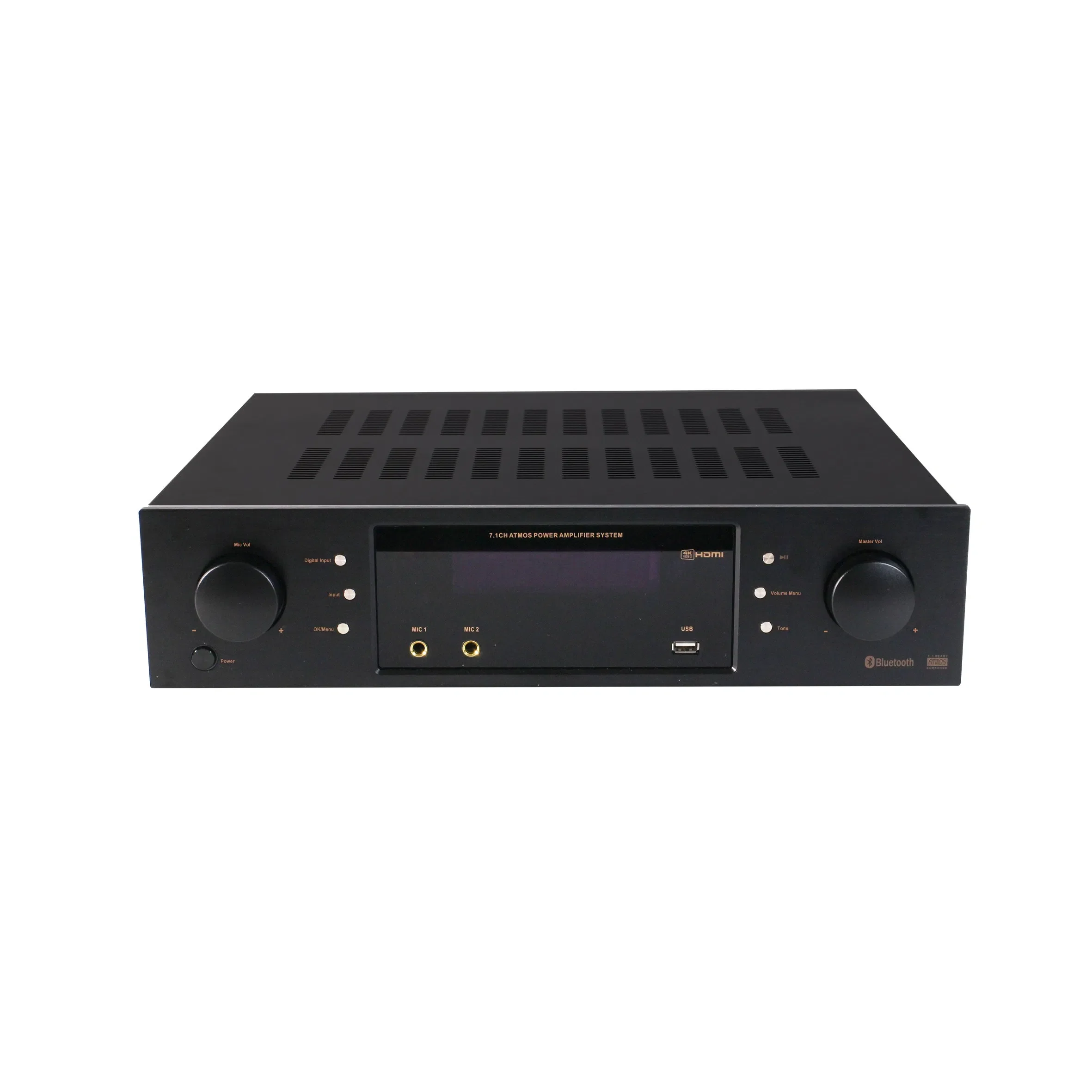 Digital 7.1 Amplifier Microcomputer Menu Control Home Theater Audiophile Audio System
