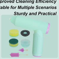 Electric Shower Scrubber Electric Cup Washer Rechargeable Handheld Automatic Cup Washing Brush For Pots Window Living Room Sink