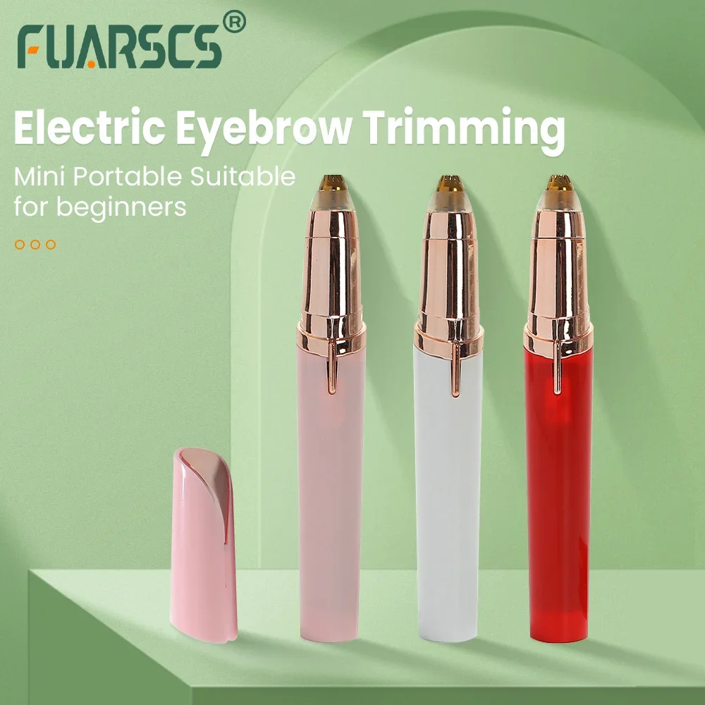 New Mini Eyebrow Trimmer USB Charging Model Multifunctional Hair Removal Safety Portable Electric Trimmer Automatic for Facia