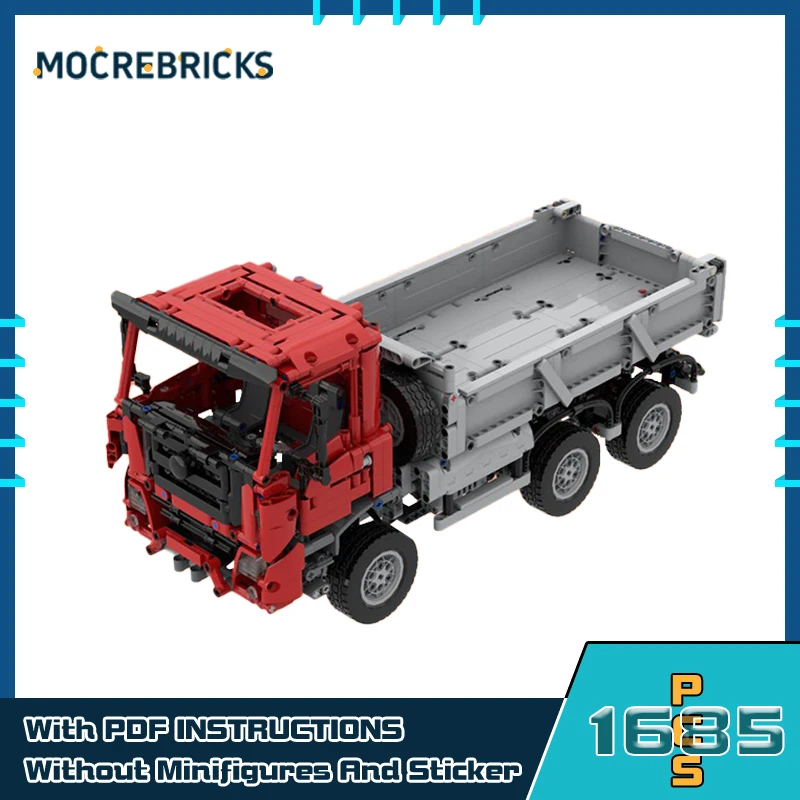 

MOC-103771 Popular Engineering Vehicle Series Tipper Model Building Blocks DIY Toys Bricks Children's Display Desktop Gifts