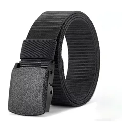 120CM Fashion Nylon Tactical Waist Belt for Men's and Women's Outdoor Canvas Belts Men Accessories