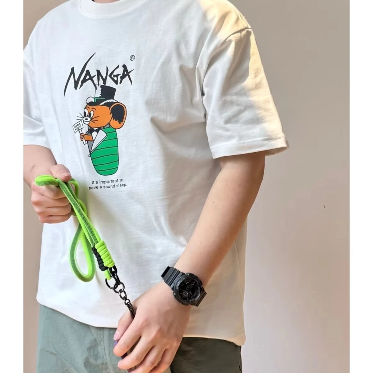 

Mountain Naga30th Anniversary Японская уличная футболка TimesJERR Limited Joint Print Повседневная футболка с короткими рукавами для мужчин и женщин