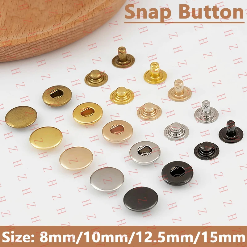 

Кнопки-застежки U+ с круглой головкой, латунные заклепки для кожаных изделий, быстрый ремонт, DIY (минимальный заказ 10 штук)