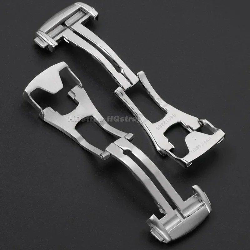 16 مللي متر 18 مللي متر 20 مللي متر الفولاذ المقاوم للصدأ للطي مشبك ل أوميغا مزدوجة الصحافة زر المعادن فراشة نشر المشبك الساعات Accessorise