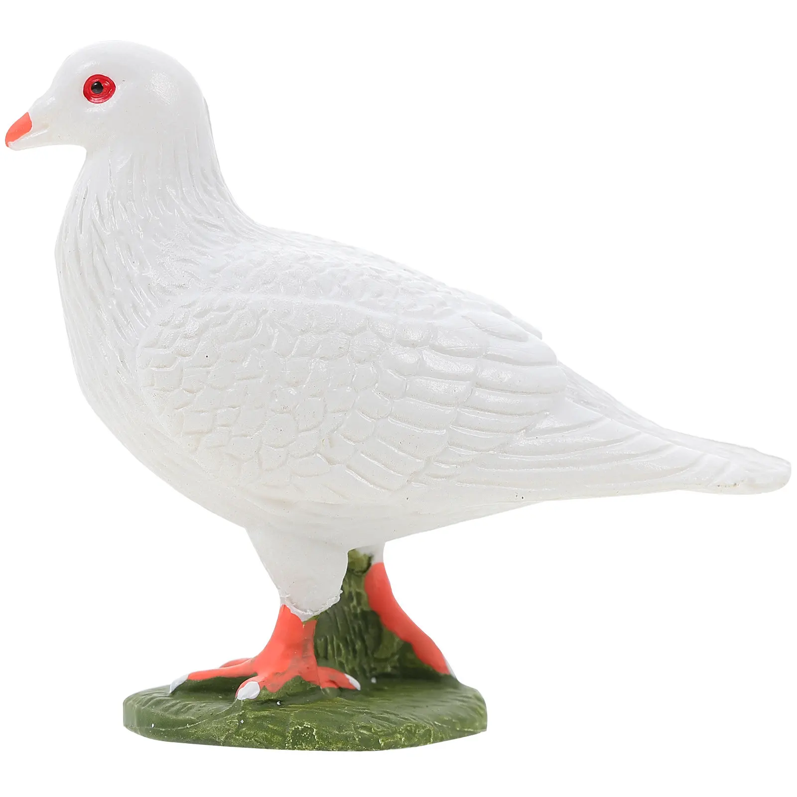 

Premium Plastic Lifelike Dove Statue Garden Outdoor Decor Micro Landscape Ornament Realistic Bird Figure Yard Lawn Decoration