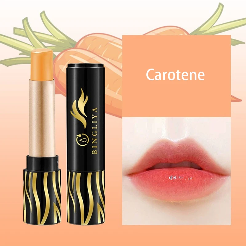 Color Lasting Hidratante Lip Balm, batom impermeável, bálsamo labial em mudança de cor, prevenção de rachaduras, 1 a 5pcs