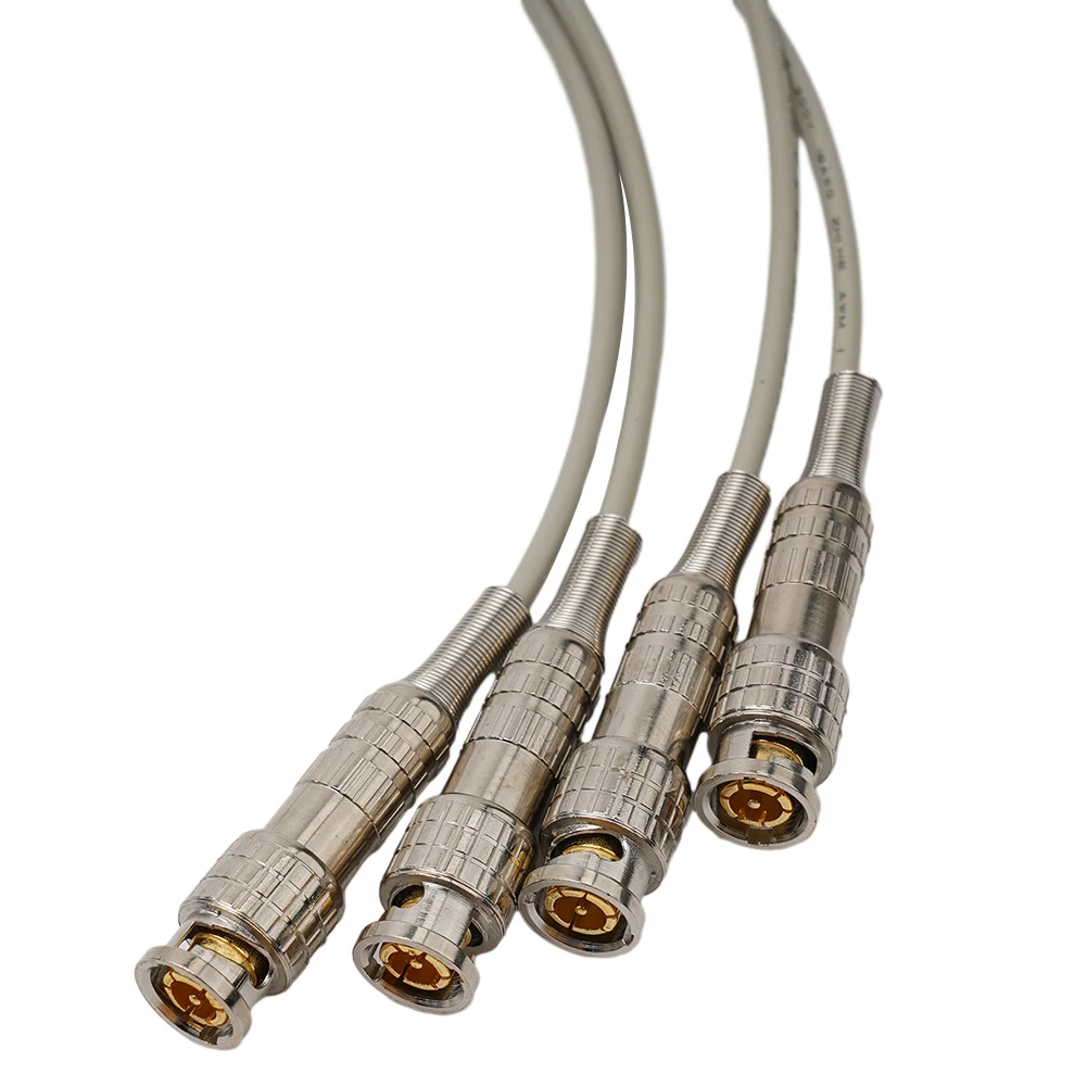 

Premium LCR Meter Test Cable Terminal Kelvin Clip Wires Gold Plated Clamp and BNC Port for Enhanced Performance