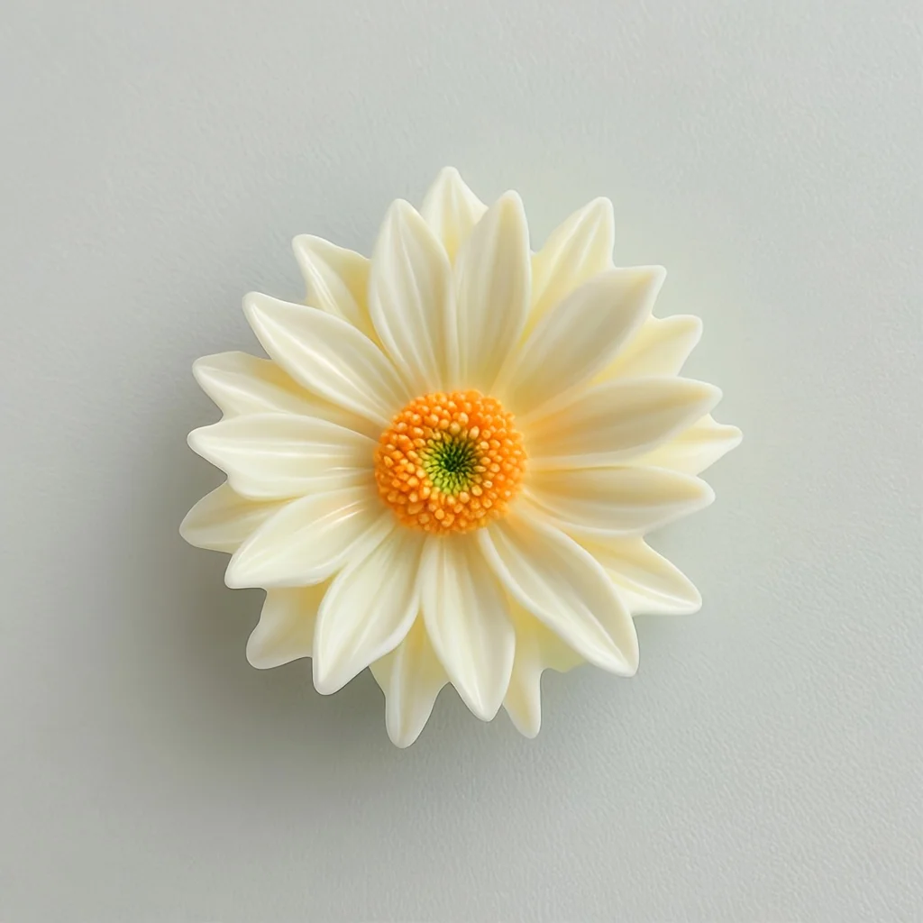 Eine Gänseblümchenförmige Silikon-Kerzenform - 3D-Blumendesign, Geeignet für DIY-Duftkerzen und Heimdekoration. – Detail 4