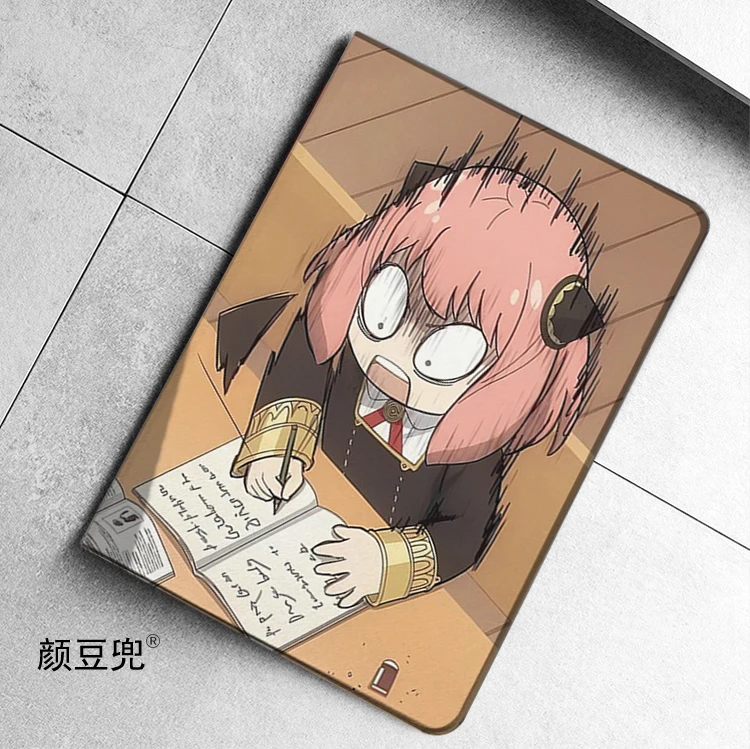 Imagem -02 - Anime Anya Forger Shell Protetora Capa para Ipad 10.2 Mini Air Ipad Pro 11 12.9 Luxo