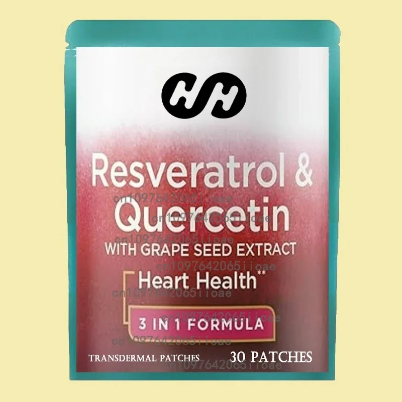

Premium Resveratrol Quercetin Green Tea Extract Transdermal Patch 5000mcg Maximum Strength Anti-Aging Antioxidant Skin Care