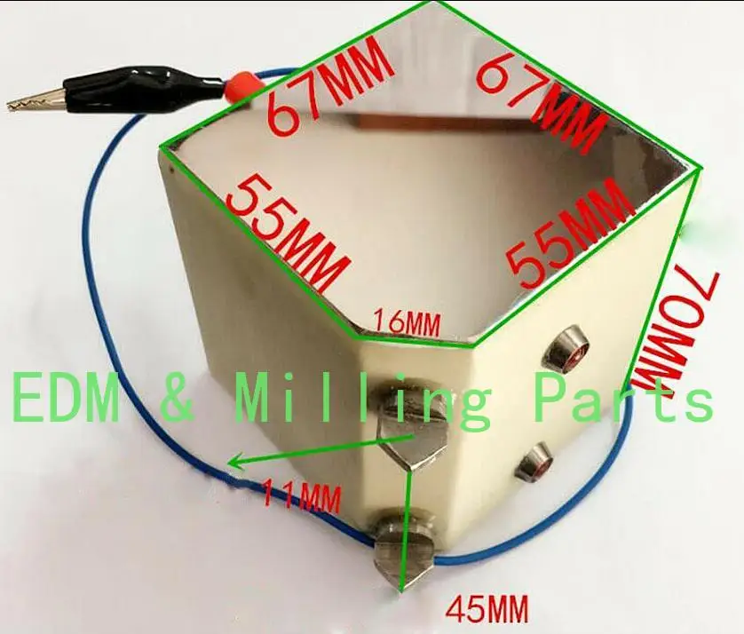 

EDM Wire Drilling Part DF55-J50A Molybdenum Wire Vertical Corrector For CNC Wire EDM Sparks Service