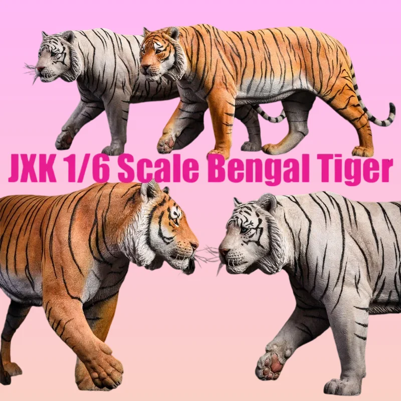 

JXK 1/6 Scale Bengal Tiger Model Simulation Wild Animal Ornaments Tiger Resin Model Soldiers Home Decoration Best Collectible