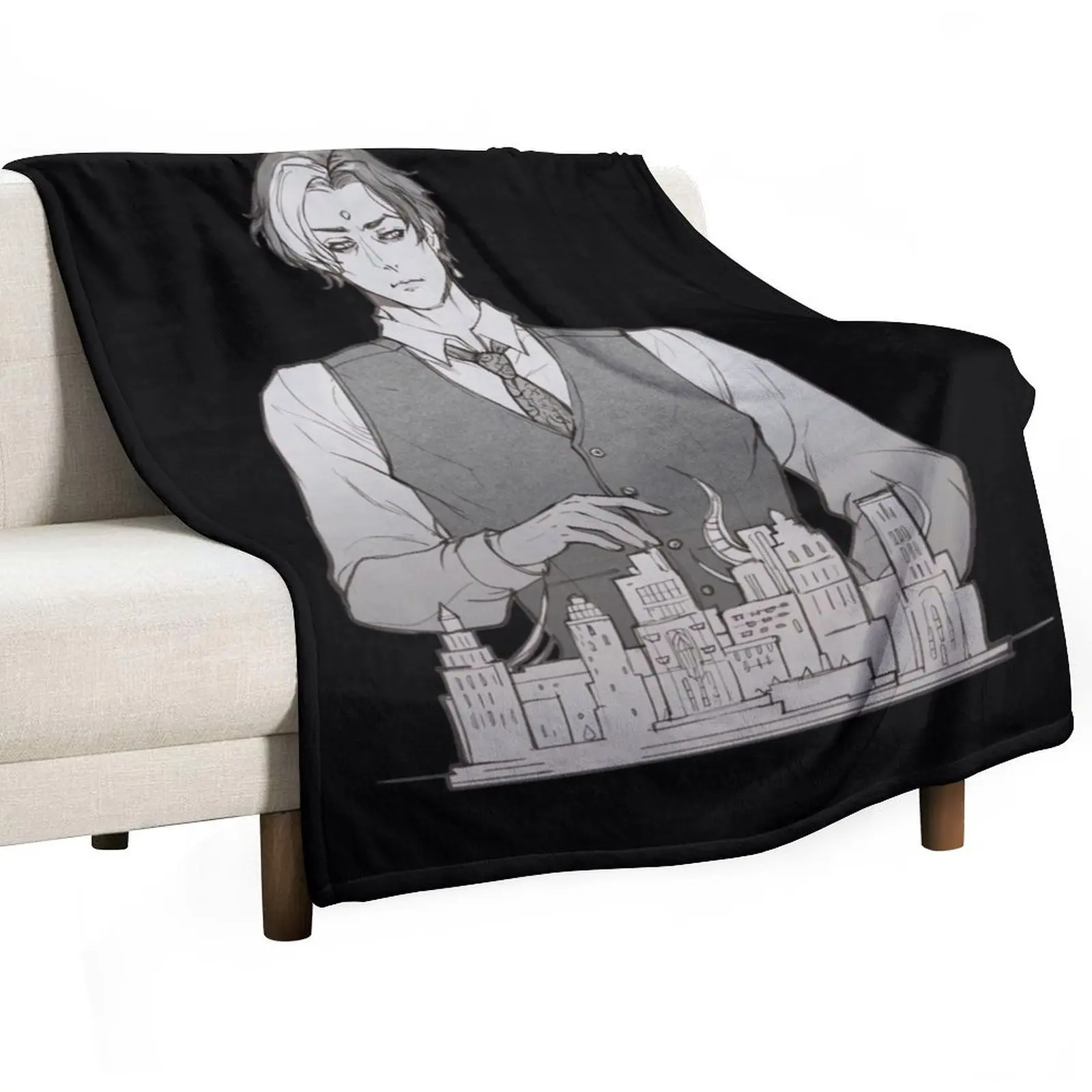 Emet-selch - The Architect \t رمي بطانية ديكورات أرائك ريتروس بطانيات أريكة مزخرفة #1