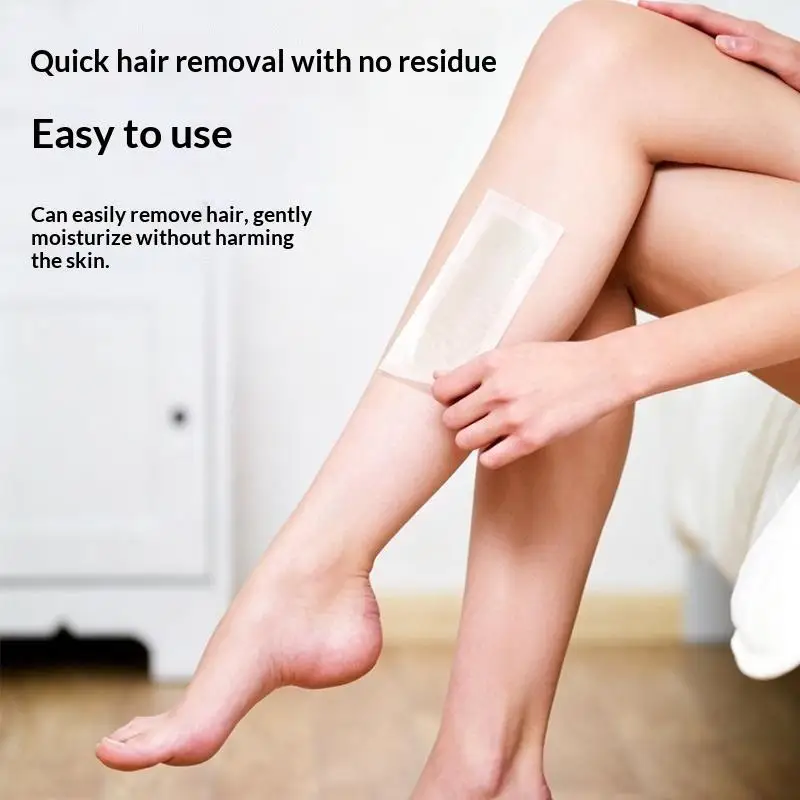 Cuttable Hair Removal Wax Strip Paper 50/100Pcs Nonwoven Flexible Release Liner for Epilator Custom Size Grooming