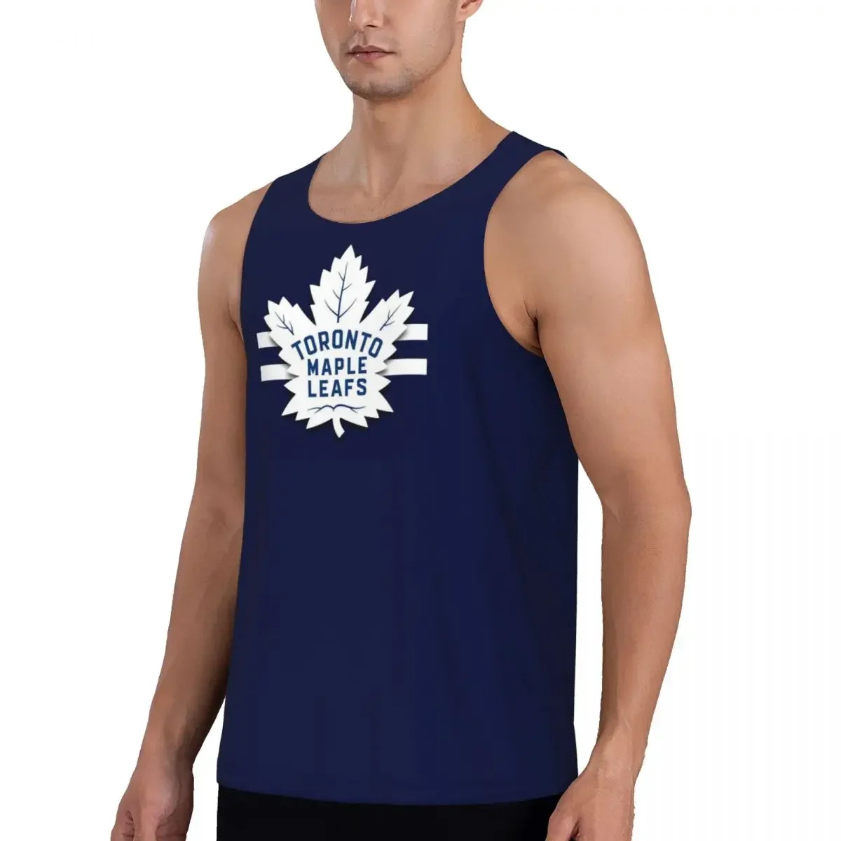 Quick Dry Icon Maple Leafs Toronto Gym Tank Muscle Sleeveless Shirt Bodybuilding Breathable Vest
