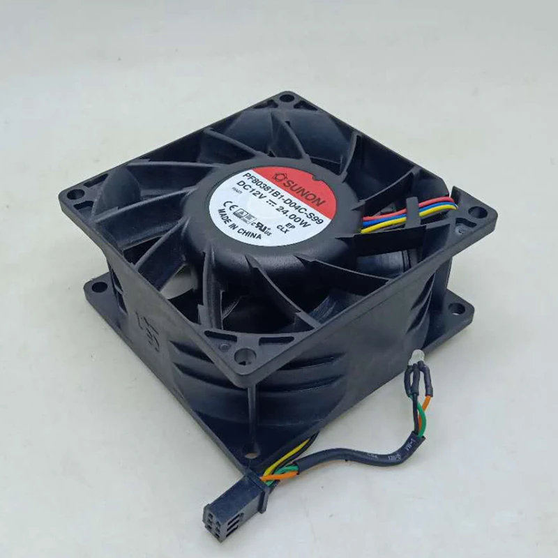 

Original Sunon 8cm 8038 12V Dual ball large air fan pf80381b1-d04c-s99 server fan 42W Car DIY refitting and other heat dissipati