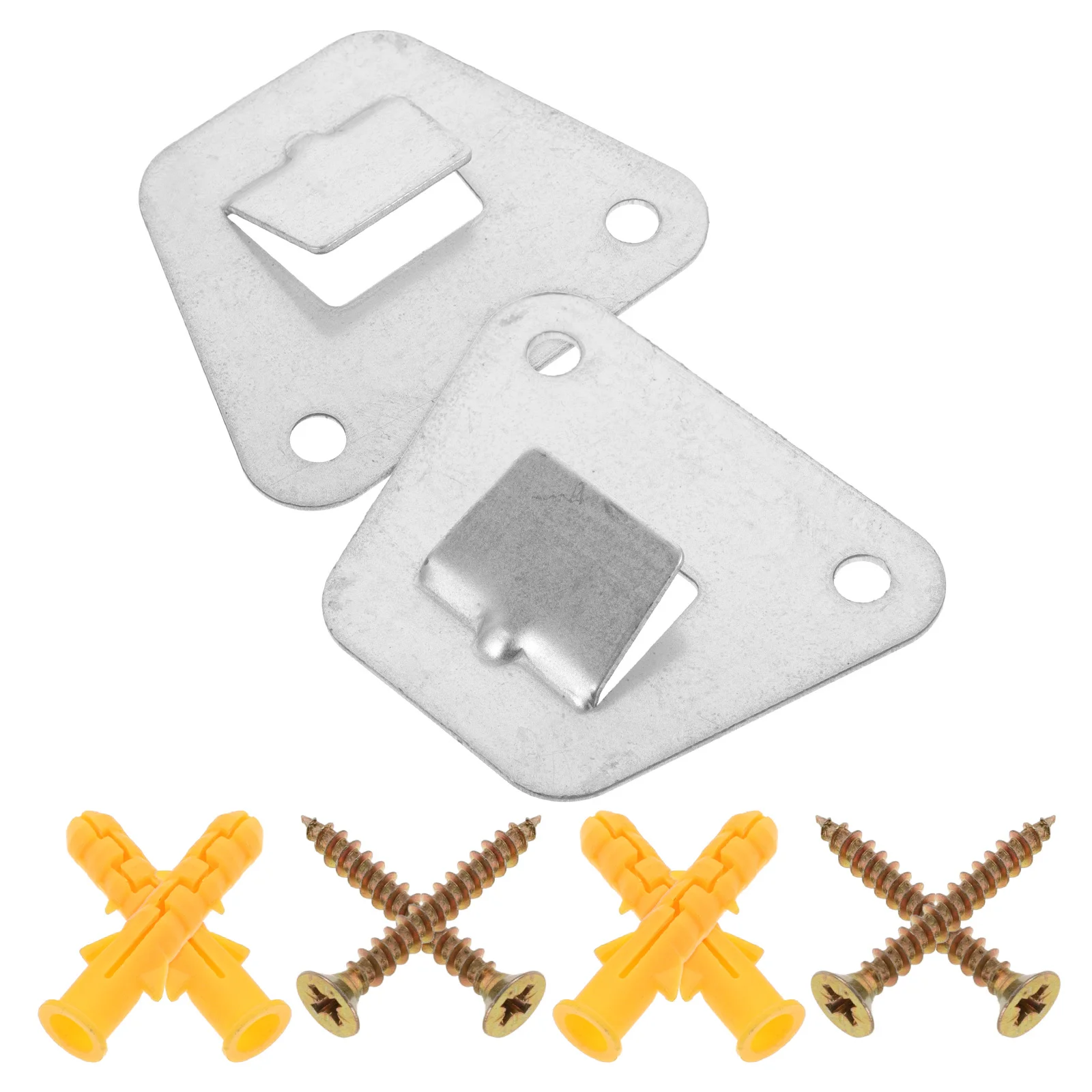 

1Set Fan Mounting Bracket for Wall Fan Heavy Duty Steel Bracket Easy to Install No Tools Needed Fits Various Electric Fans